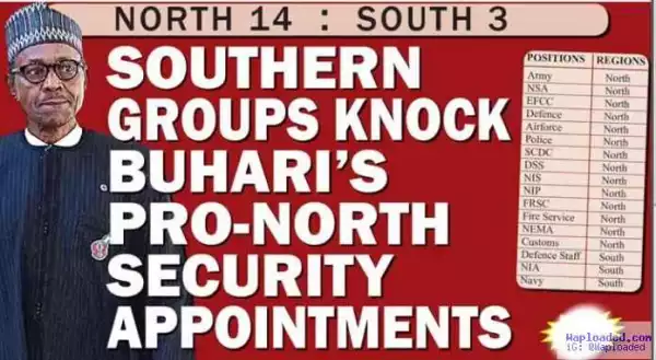 Southern groups knock Buhari